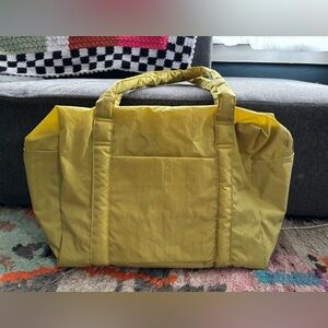 BAGGU Cloud Carryon in lemongrass